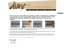 Tablet Screenshot of dianerichardsdesign.com